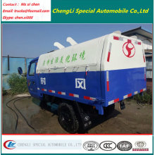 3 Tyres 2000liters Motor Sealed Garbage Truck